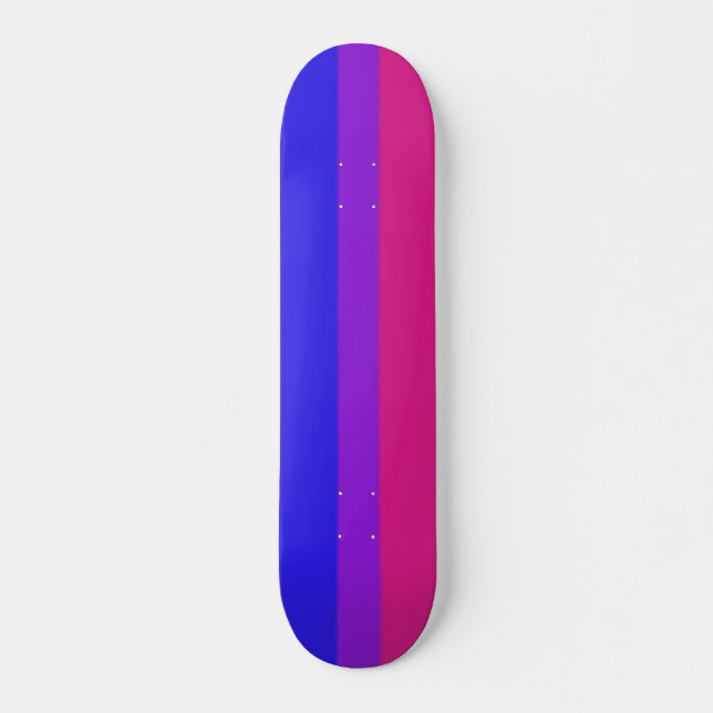 Falln bisexuelle Stolz-Flagge Skateboard (Vorne)