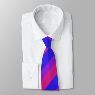 Falln bisexuelle Stolz-Flagge v3 Krawatte