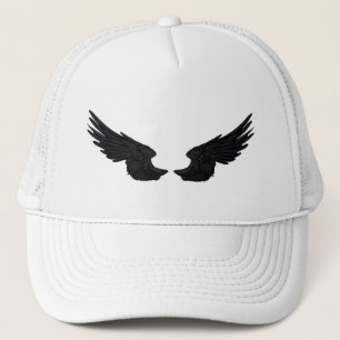 Falln Black Angel Wings Truckerkappe