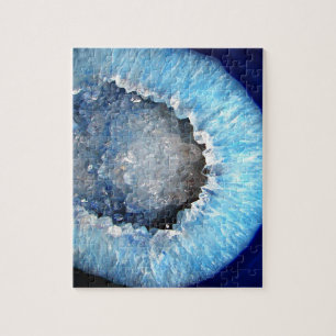 Falln blaues KristallGeode