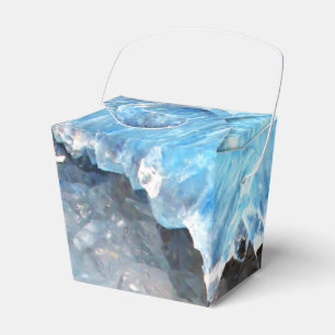 Falln blaues KristallGeode Geschenkschachtel