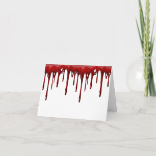 Falln Blood Tropfen White Karte