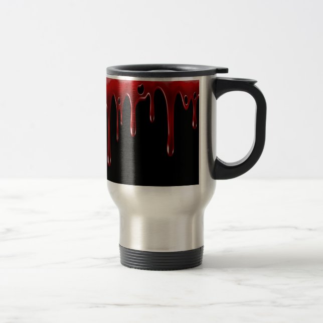 Falln Blood Tropfens Black Reisebecher (Rechts)