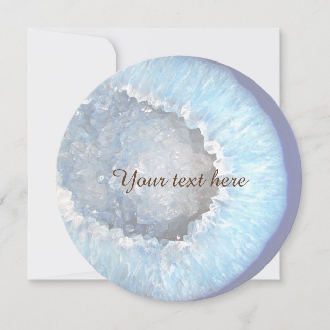 Falln Blue Crystal Geode (Vorderseite)