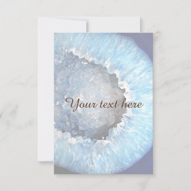 Falln Blue Crystal Geode (Vorderseite)