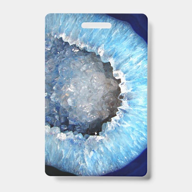 Falln Blue Crystal Geode Ausweis (Vorderseite)