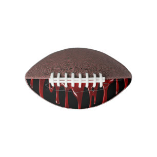 Falln Blut-Tropfen-Schwarzes Football