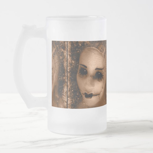 Falln Broken Pierrot Mattglas Bierglas (Links)
