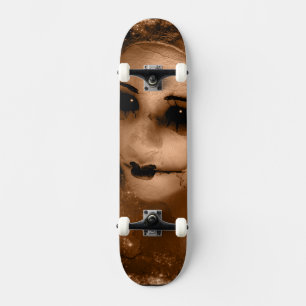 Falln Broken Pierrot Original Art Skateboard