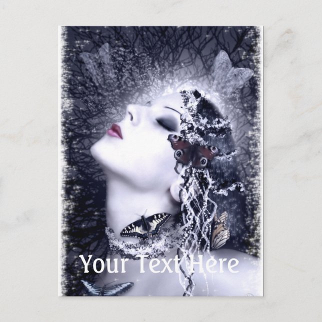 Falln Butterfly Postkarte (Vorderseite)