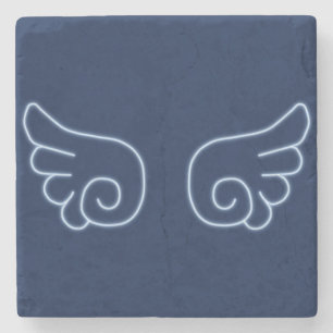 Falln Chibi Angel Wings Steinuntersetzer