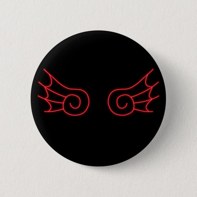 Falln Chibi Demon Wings Button (Vorderseite)
