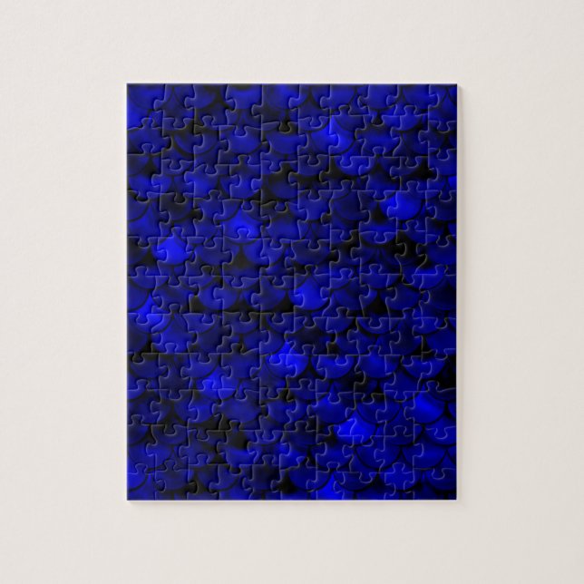 Falln Dark Blue Mermaid Scales (Vertikal)