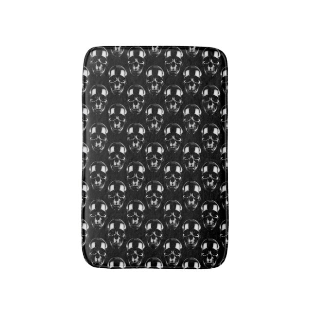 Falln Dark Skulls Badematte (Vorderseite Vertikal)