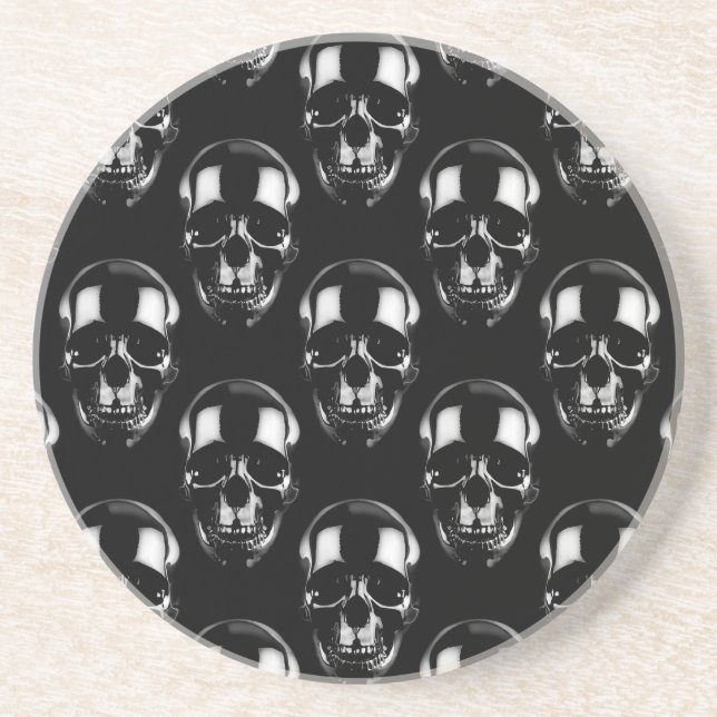 Falln Dark Skulls Getränkeuntersetzer (Vorne)