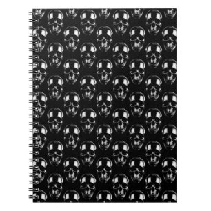 Falln Dark Skulls Notizblock
