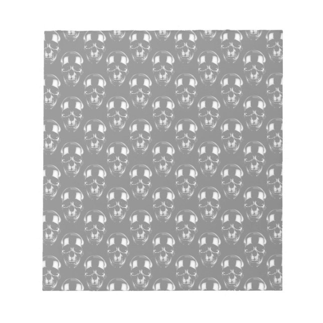 Falln Dark Skulls Notizblock (Vorderseite)