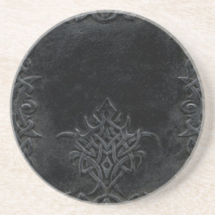 Falln Dark Tribal Sandstein Untersetzer
