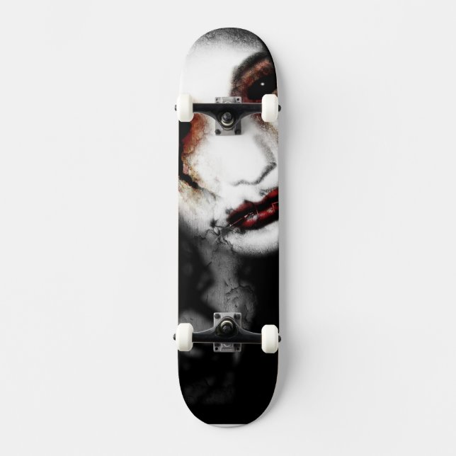 Falln Engel von Loss Originelle Kunst Skateboard (Vorderseite)