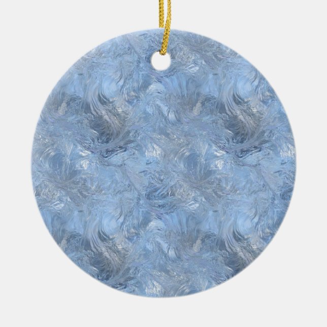 Falln Fantasy Ice Keramik Ornament (Vorne)