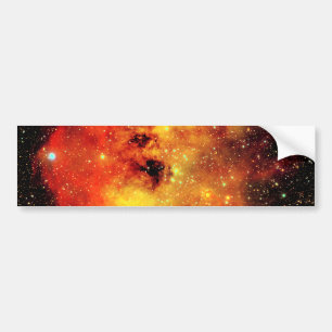 Falln Galaxy auf Feuer Autoaufkleber