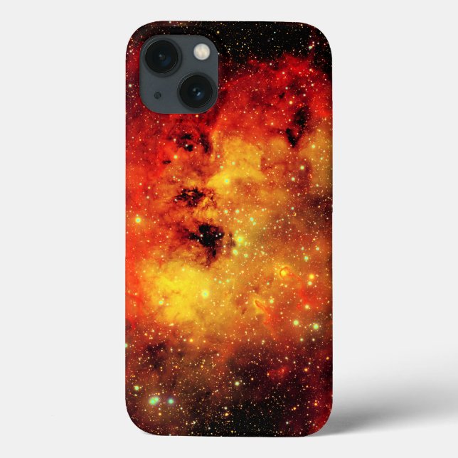 Falln Galaxy auf Feuer Case-Mate iPhone Hülle (Rückseite)