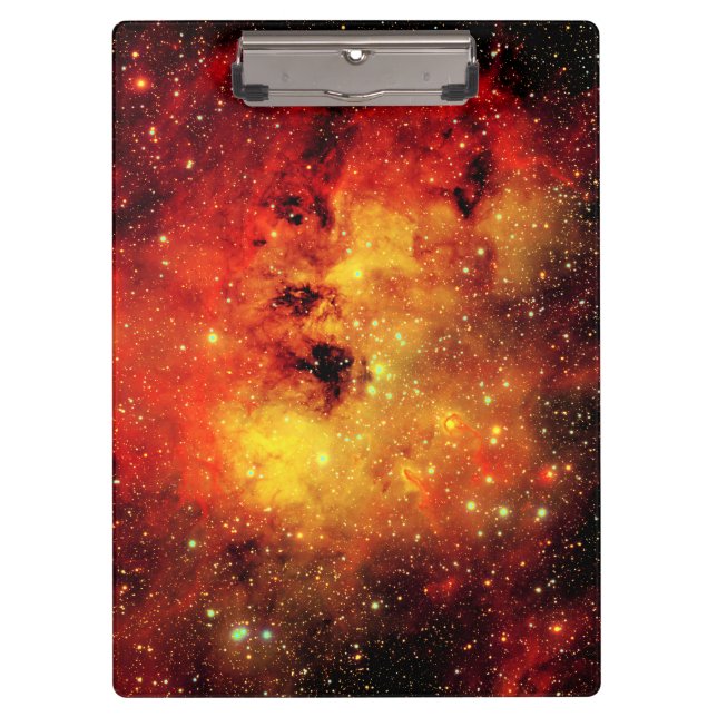 Falln Galaxy auf Feuer Klemmbrett (Vorderseite)