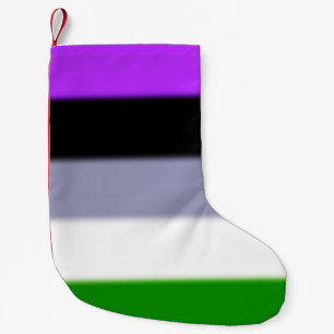 Falln Genderqueer Stolz-Flagge Kleiner Weihnachtsstrumpf