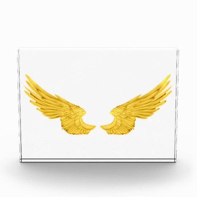 Falln Golden Angel Wings Fotoblock (Vorderseite)
