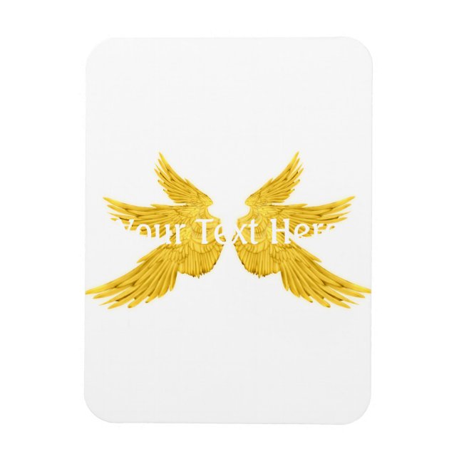Falln Golden Archangel Wings Magnet (Vertikal)