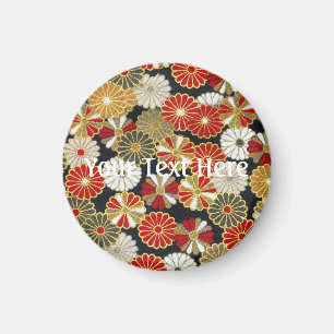 Falln Golden Chrysanthemums Magnet