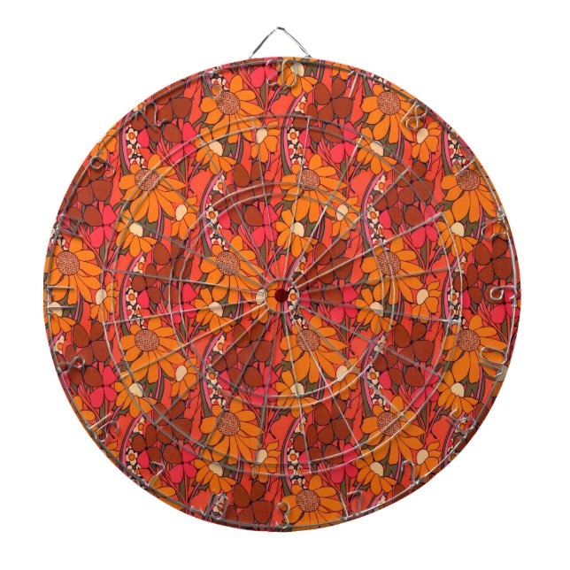 Falln Groovy Blume Dartscheibe (vorne)