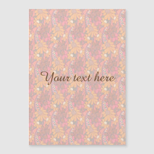 Falln Groovy Blume Magnetkarte