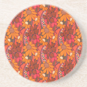 Falln Groovy Blume Untersetzer