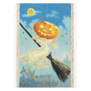 Falln Happy Halloween Pumpkin Hexe Tischdecke