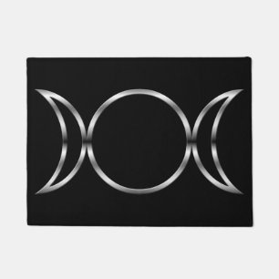Falln heidnisches dreifaches Göttin-Symbol Fußmatte