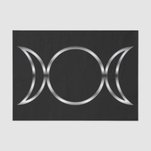Falln heidnisches dreifaches Göttin-Symbol Seidenpapier