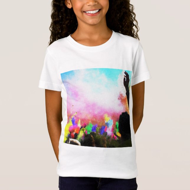 Falln Holi Colors T-Shirt (Vorderseite)