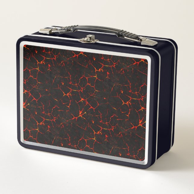 Falln Hot Lava Metall Brotdose (Vorderseite)