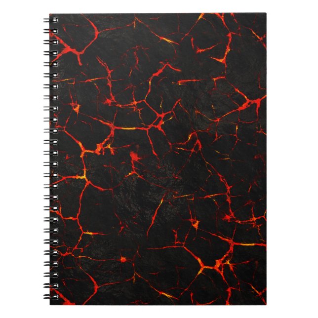 Falln Hot Lava Notizblock (Vorderseite)