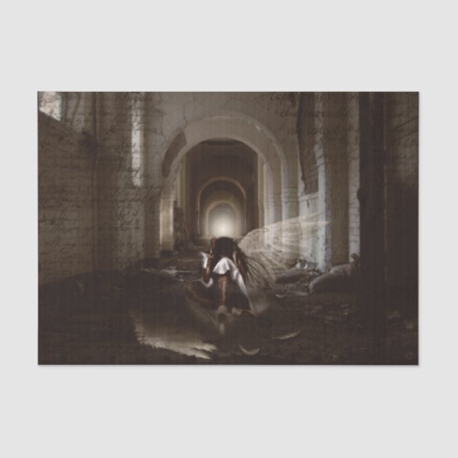 Falln I dachte, dass ich Ihr Engel war Seidenpapier (Vorderseite)