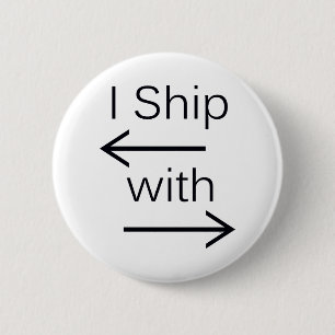 Falln I Schiff es (Sie wählen Hintergrund-Farbe!) Button