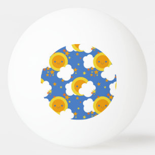 Falln Kawaii Moon, Sterne, Sonnenschein Tischtennisball