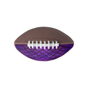 Falln Lila & Blue Mermaid Scales Football