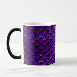 Falln Lila & Blue Mermaid Scales Verwandlungstasse