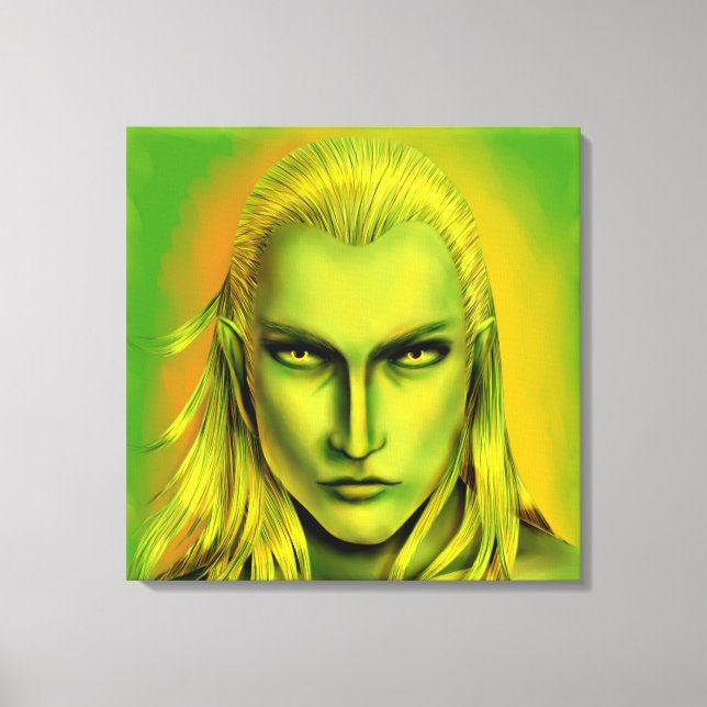 Falln Male Forest Elf Leinwanddruck (Vorderseite)