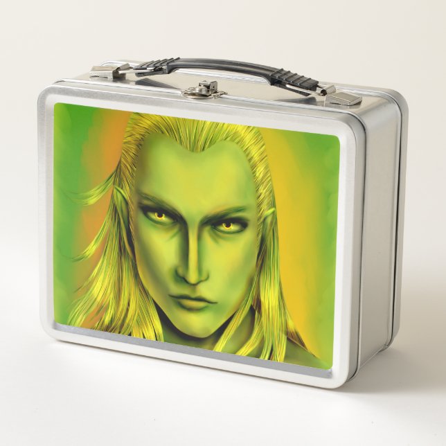 Falln Male Forest Elf Metall Lunch Box (Vorderseite)