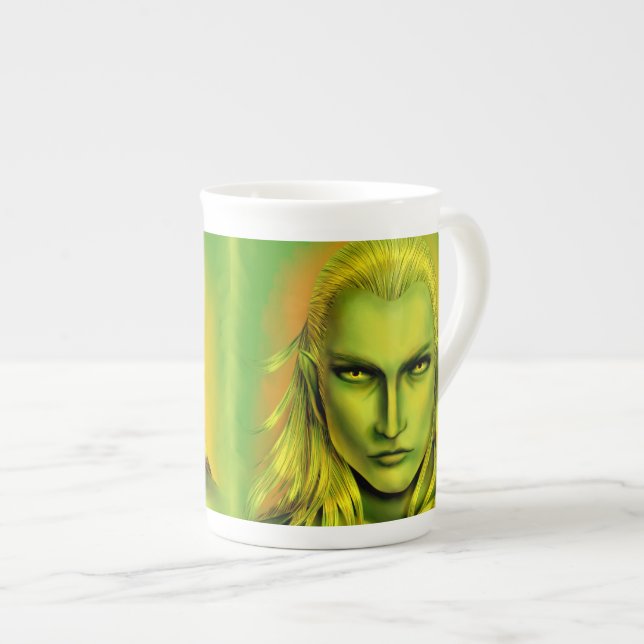 Falln Male Forest Elf Prozellantasse (Vorderseite Rechts)
