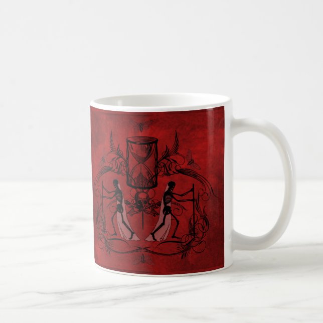 Falln Memento Mori Kaffeetasse (Rechts)
