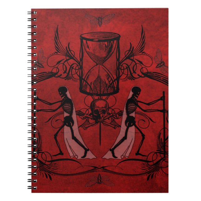 Falln Memento Mori Notizblock (Vorderseite)